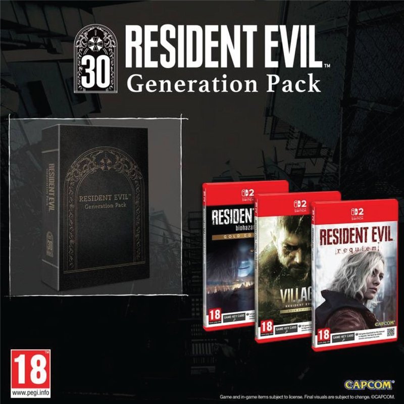 Jeu resident evil generation pack