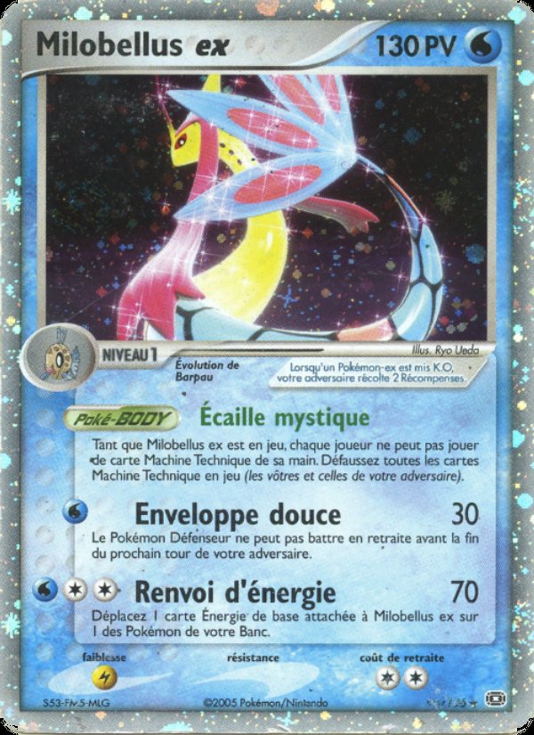 Carte pokemon milobellus ex em 96/106