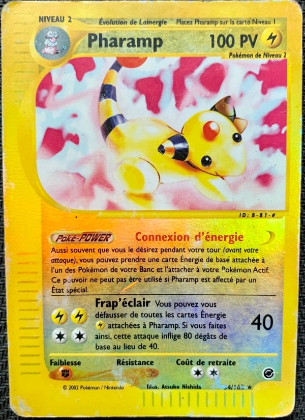 Carte pokemon pharamp ex 34/165
