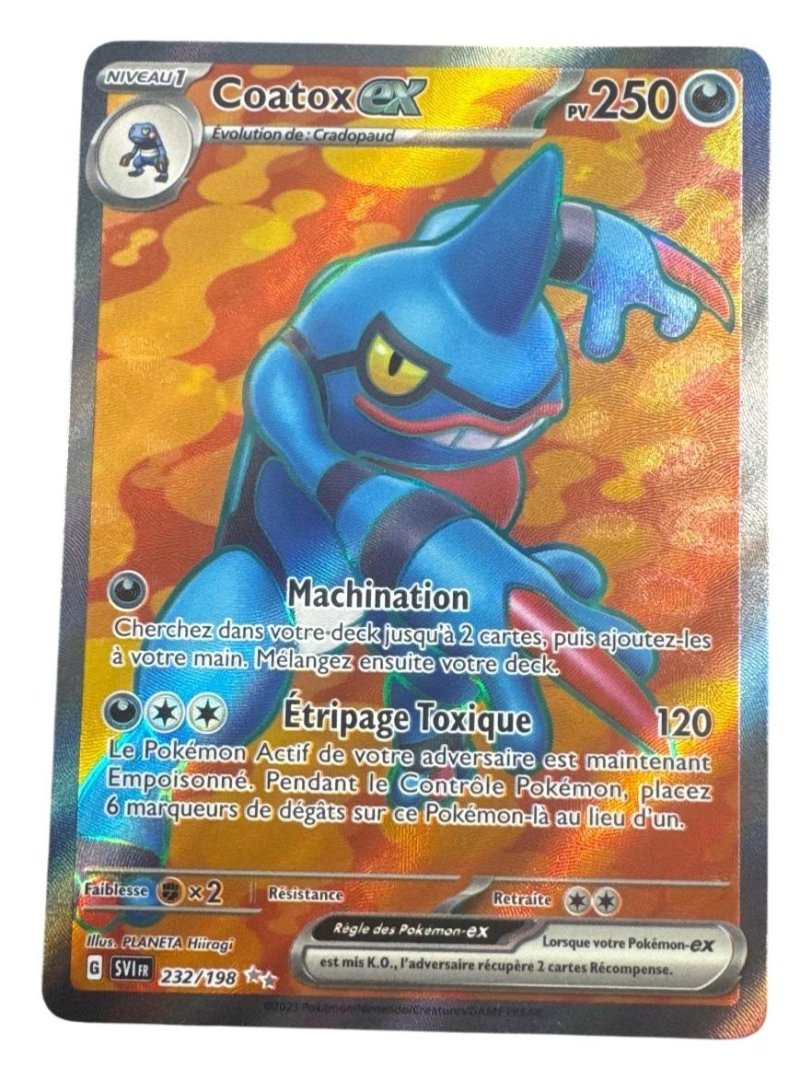Carte pokemon coatox ex svi 232/198
