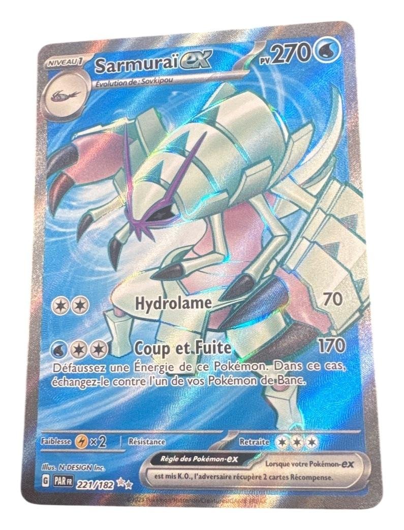 Carte pokemon sarmurai-ex par 221/182 normale