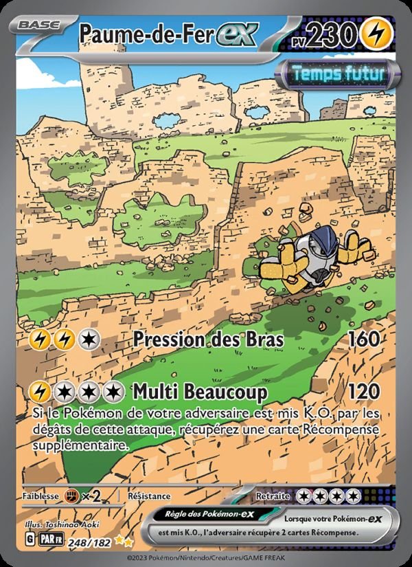 Carte pokemon paume-de-fer-ex par 248/182 normale