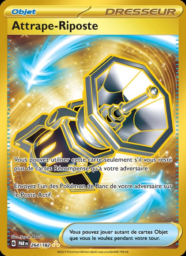 Carte pokemon attrape-riposte par 264/182 normale