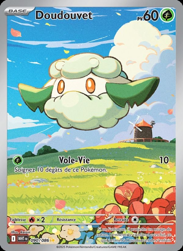 Carte pokemon doudouvet wht 090/86 normale