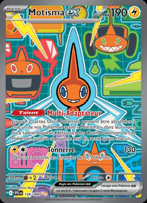 Carte pokemon motisma-ex pfl 126/094 normale