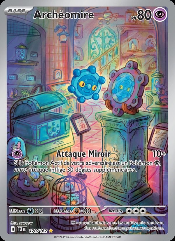 Carte pokemon archeomire tef 170/162 normale