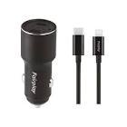 Chargeur voiture 60w + cable lghtning