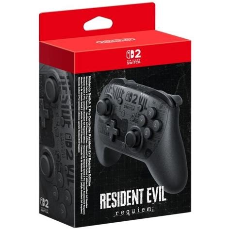 Accessoire nintendo manette pro edition resident evil requiem