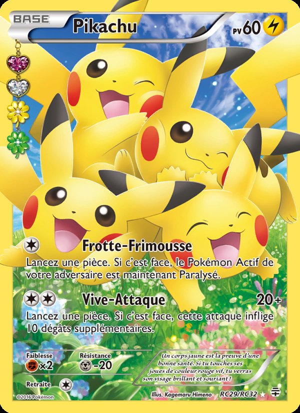 Carte pokemon pikachu gen rc29/83