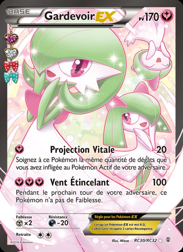 Carte pokemon gardevoir-ex gen rc30/83