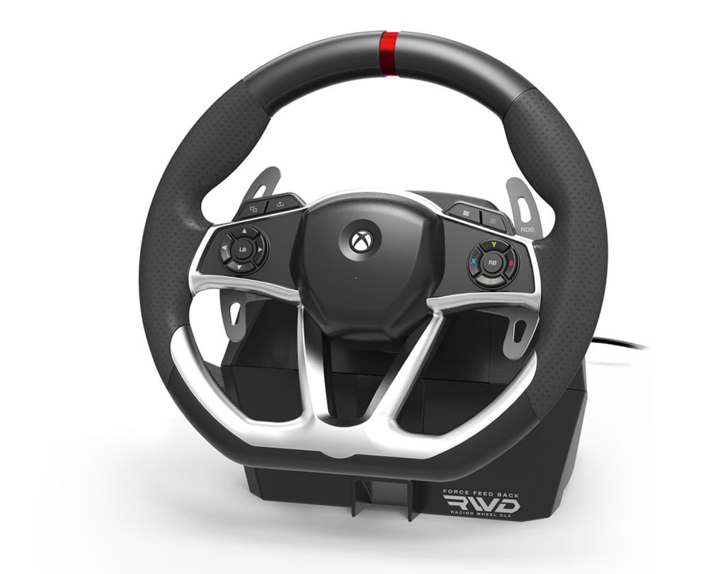 Volant + pedalier xbox one/serie force feedback racing wheel dlx xbox one / series / pc