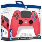 Manette sans fil ps4 rouge