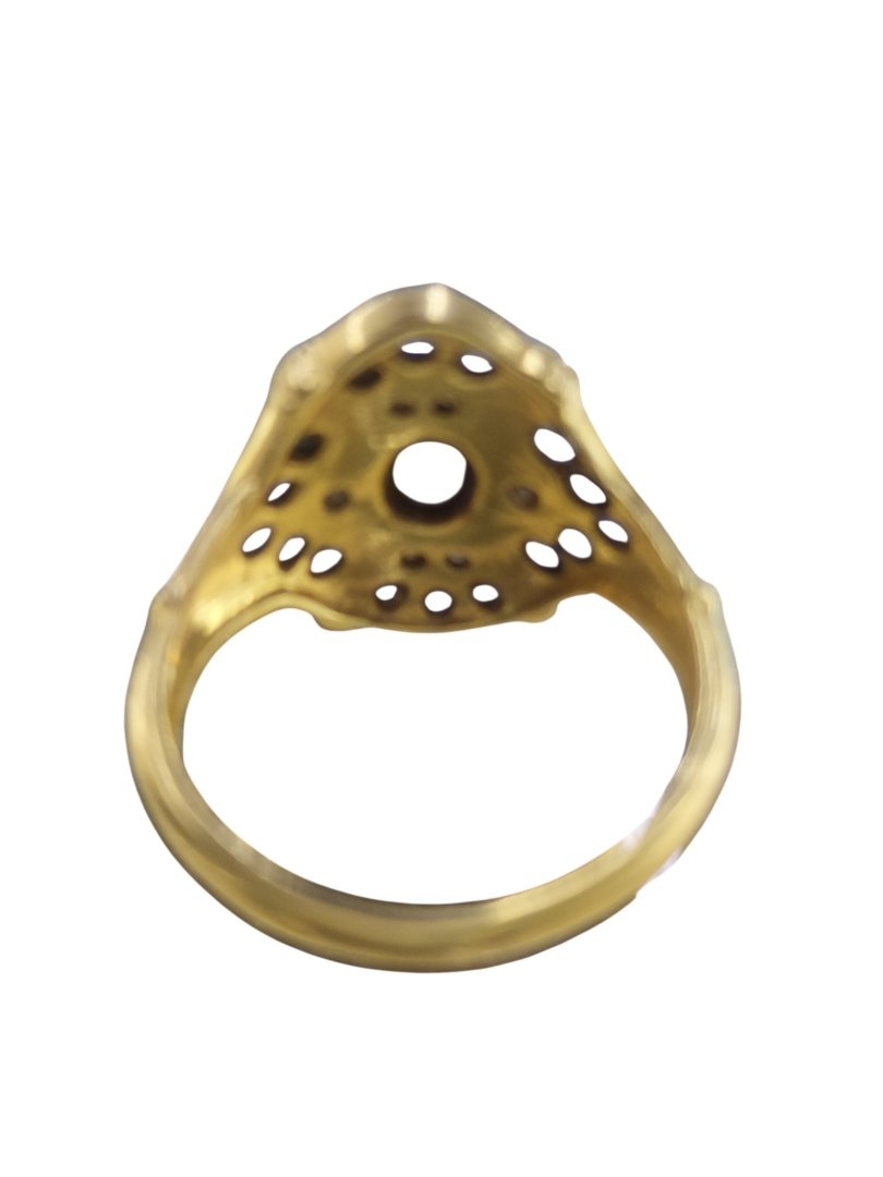 Bague jaune art deco 1920-1930