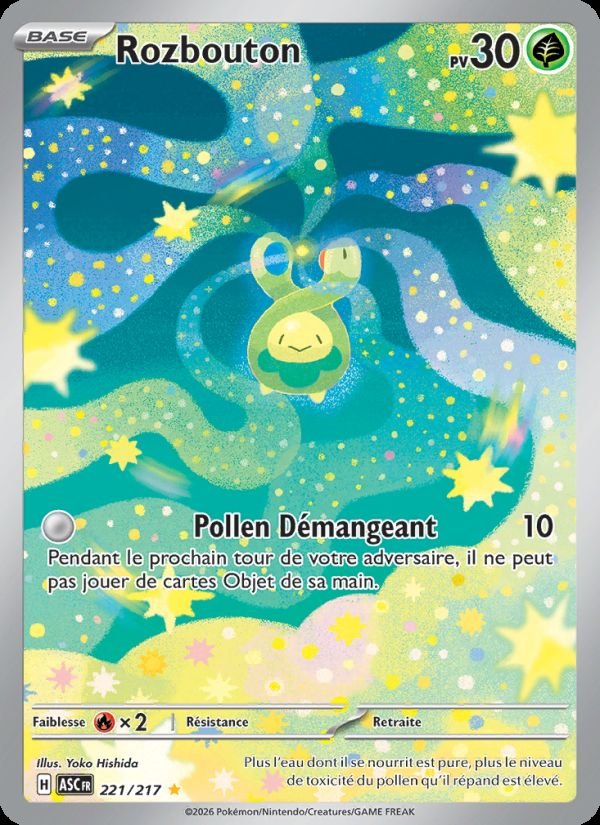 Carte pokemon rozbouton asc 221/217