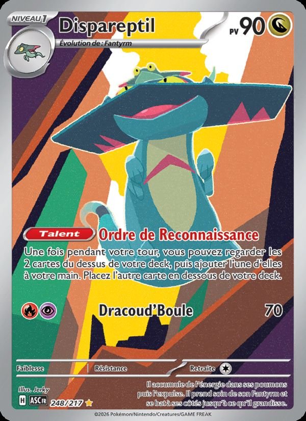 Carte pokemon dispareptil asc 248/217
