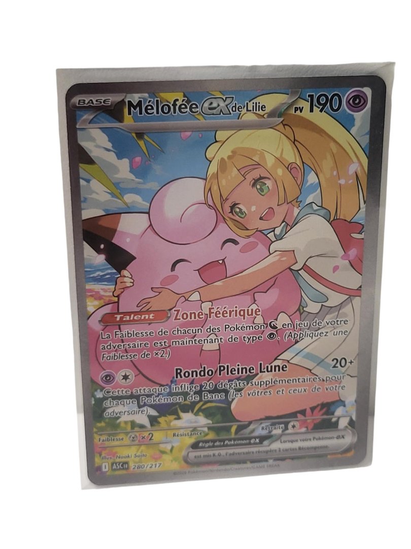 Carte pokemon melofee-ex de lilie asc 280/217