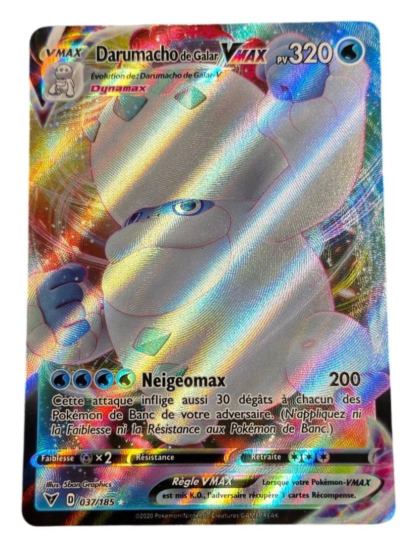 Cartes a collectionner darumacho de galar vmax 037/185 037/185