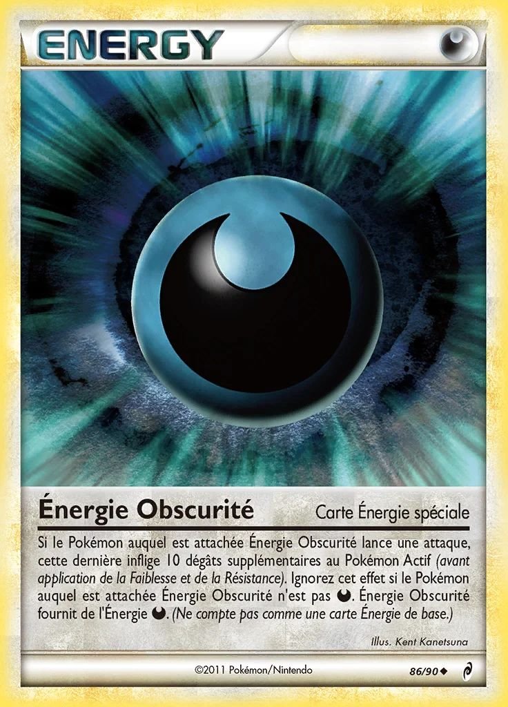 Carte pokemon energie obscurite col 86/95