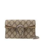 Sac super mini dionysus 476432 khnrn 8642 toile supreme noir et ivoire avec bandouliere