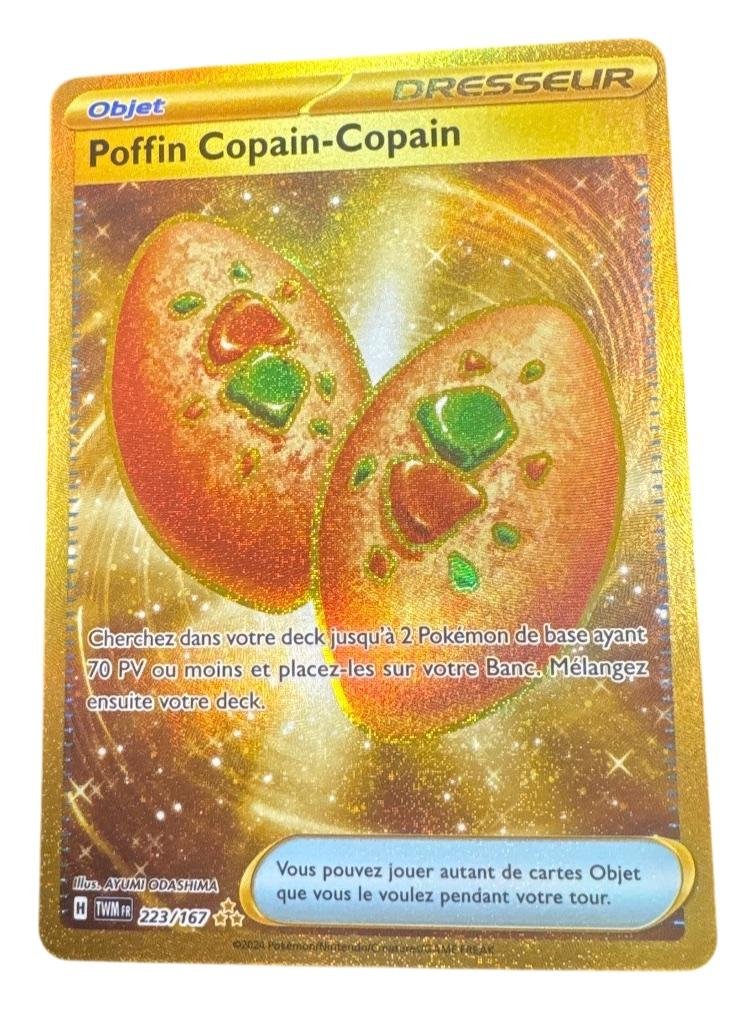 Carte pokemon poffin copain-copain twm 223/167 holo