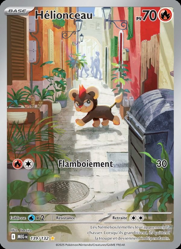 Carte pokemon helionceau meg 139/132 normal