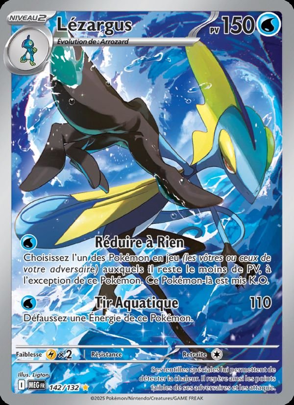 Carte pokemon lezargus meg 142/132 normal