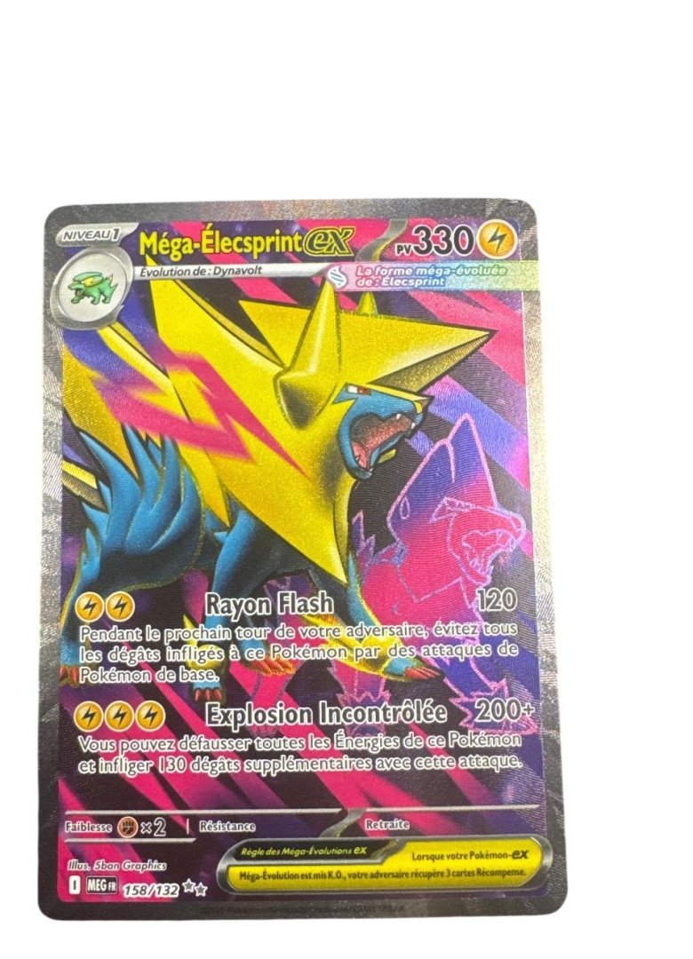 Carte pokemon mega-elecsprint-ex meg 158/132 normal