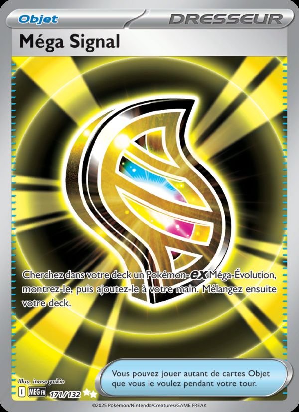 Carte pokemon mega signal meg 171/132 normal