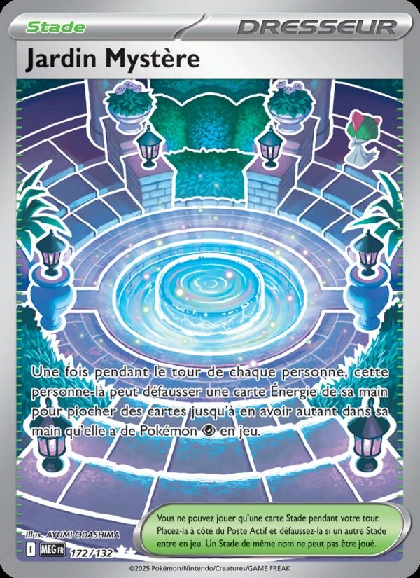 Carte pokemon jardin mystere meg 172/132 normal