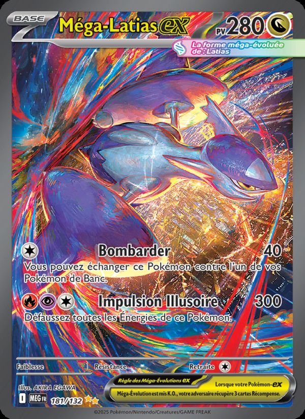 Carte pokemon mega-latias-ex meg 181/132 normal