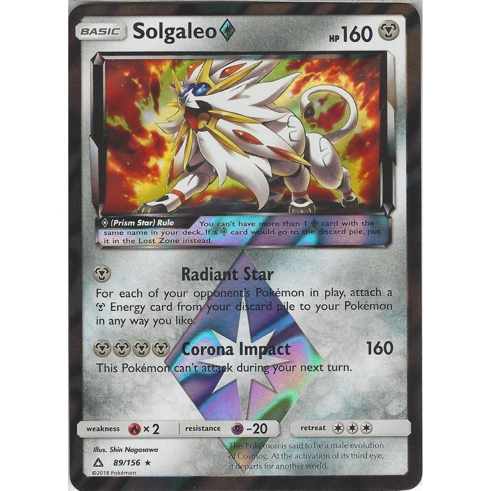 Cartes a collectionner solgaleo 89/156