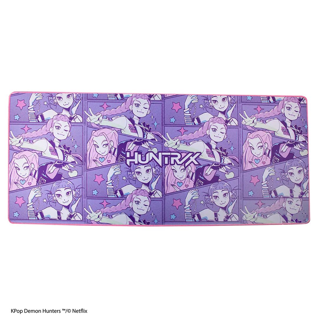 Tapis de bureau xl kpop demon hunters