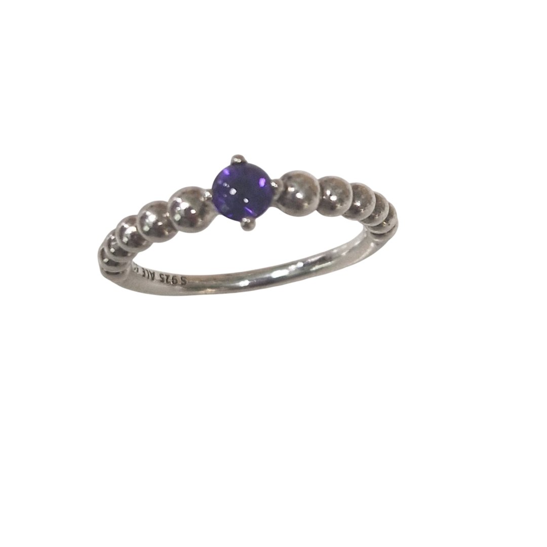 Bague pierre violet