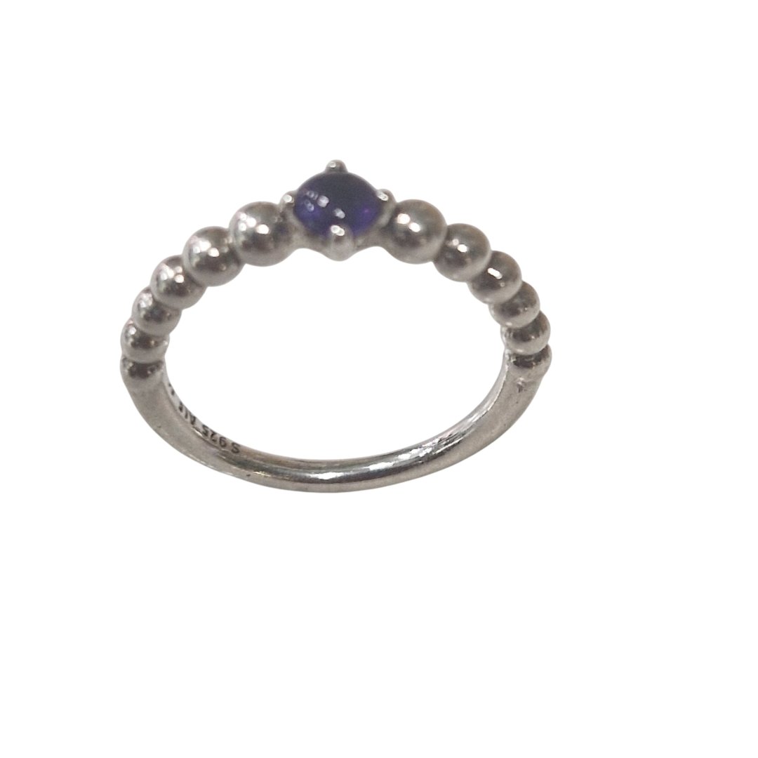 Bague pierre violet