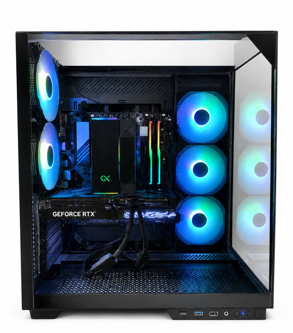 Pc gamer boitier noire ryzen 7 8700 32go 1to rtx 5070