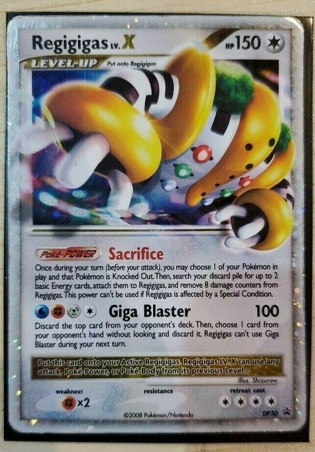 Cartes a collectionner regigigas promo dp30