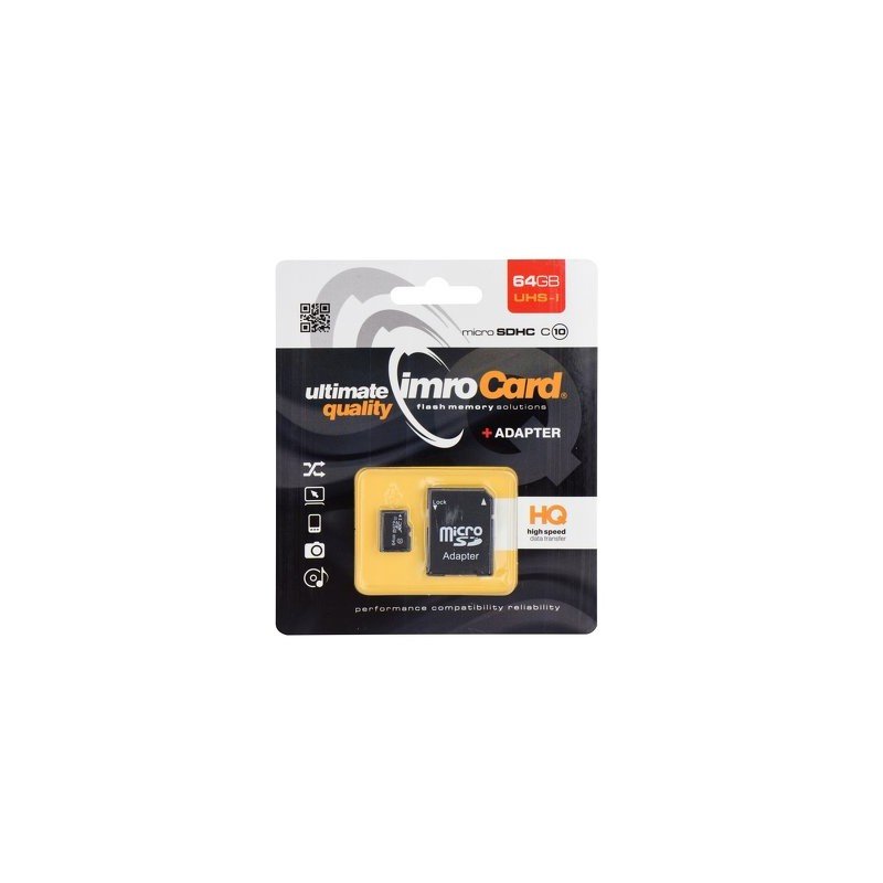 Carte memoire micro sdhc avec adaptateur 803995 64go
