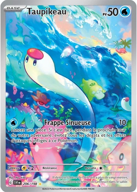 Cartes a collectionner taupikeau 206/198