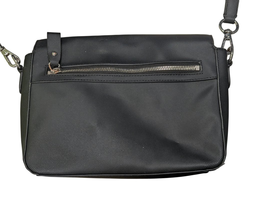 Maroquinerie sac bandouliere a fermoir daily classic en toile enduite piquee,