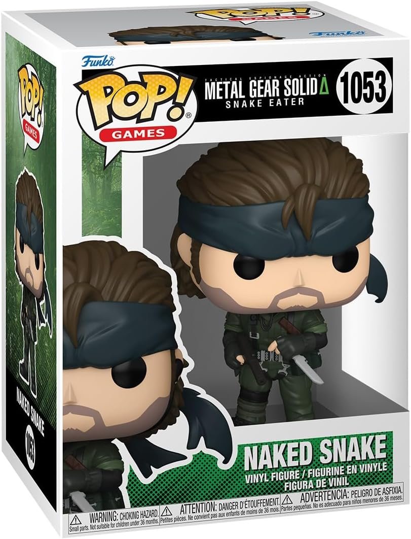 Figurine metal gear solid naked snake