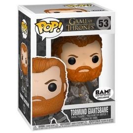 Figurine game of thrones - tormund giantsbane snow covered pop! vinyl + p