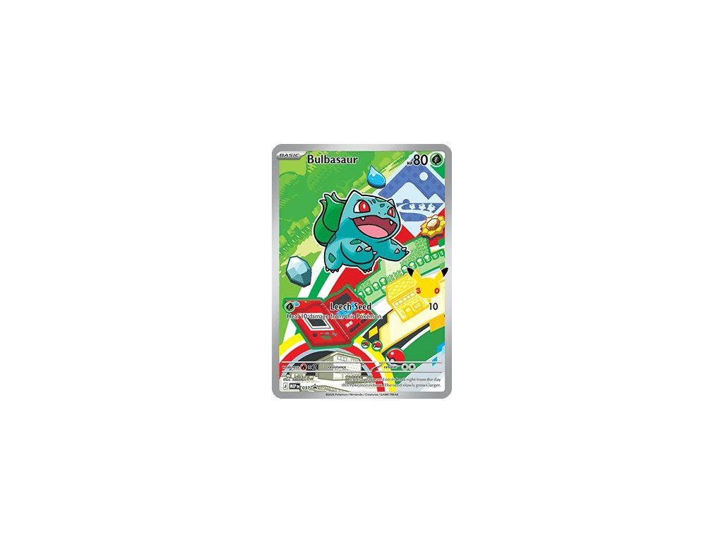 Carte pokemon bulbizarre mep 037