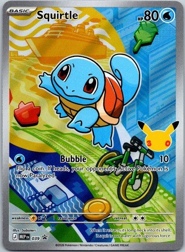 Carte pokemon carapuce mep 039