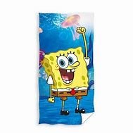 Serviette de plage 70x140cm bob l'eponge