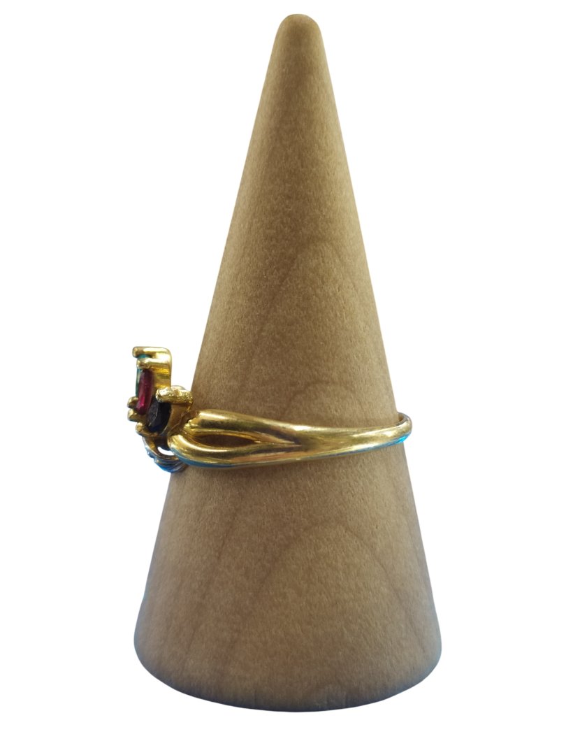 Bague jaune style indien