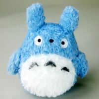Figurine totoro - medium totoro bleu - 12cm