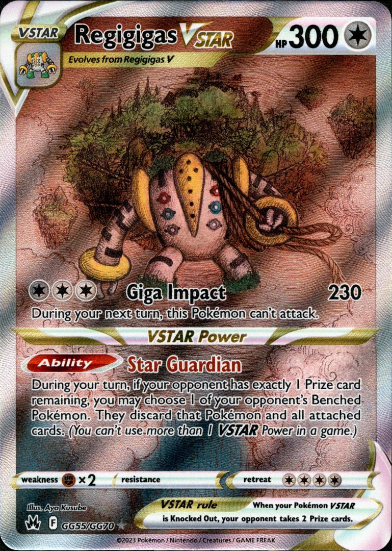 Carte pokemon regigigas vstar