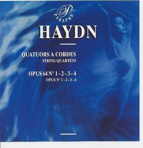 Cd quatuors a cordes - opus 64 - n° 1 / 2 / 3 / 4