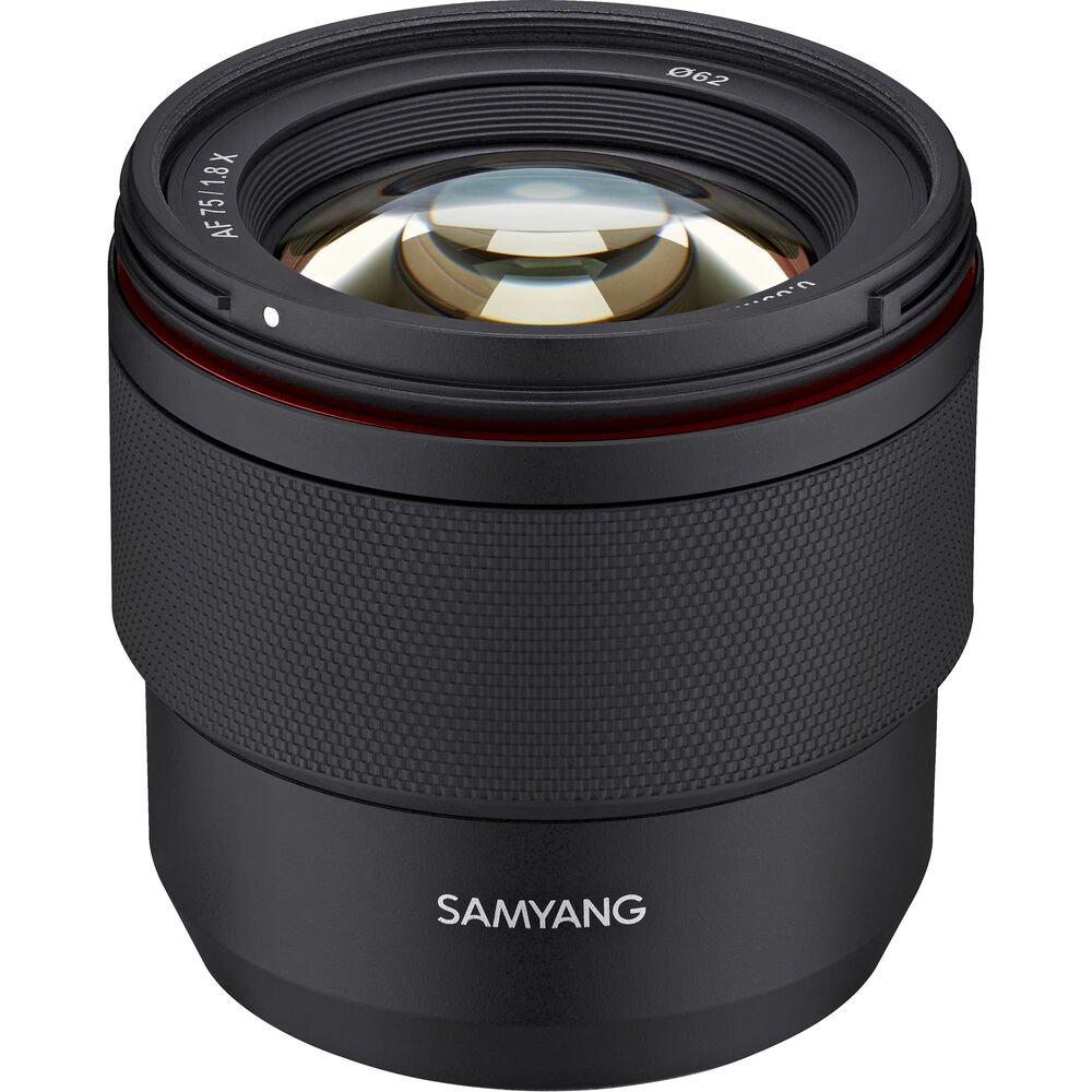 Objectif reflex, hybride af 75 mm f1.8 x