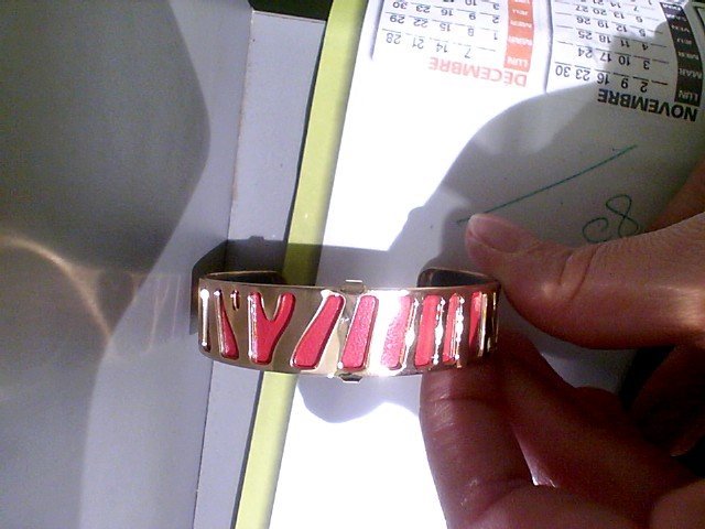 Bracelet manchette nenuphar